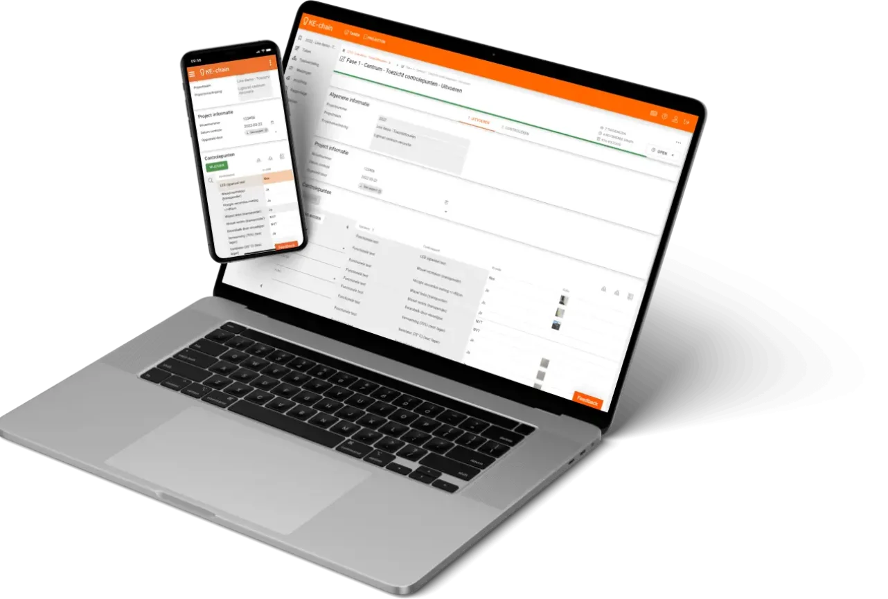 KE-chain – Nulmeting en controles – alle devices KE-chain digitale formulieren en workflow app