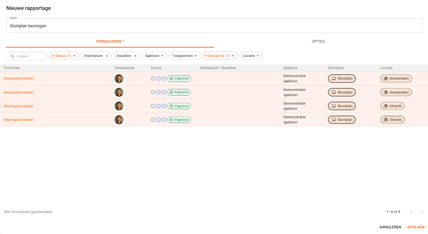 reporting module udpate